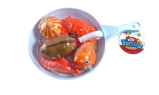 Jucarie tigaie cu legume