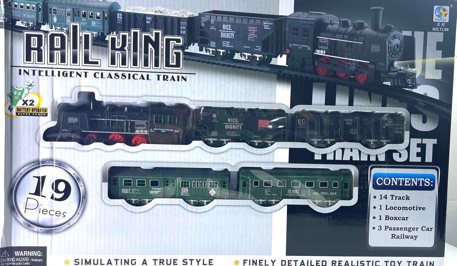 Tren electric 19pcs