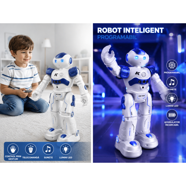 Robot Inteligent control prin gesturi și telecomandă